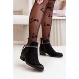 Zazoo 2326 Suede Women's Slip-On Boots Black Cijene