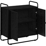  Komoda Crni hrast 68 x 35 x 75 cm Prerađeno drvo Slike