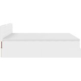  Otomanski okvir kreveta s madraca bijela 180x200cm umjetna koža | shoptok.hr