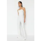 Trendyol Jumpsuit - Ecru - Fitted