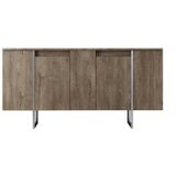 Hanah home komoda luxe walnut silver | ePonuda.com