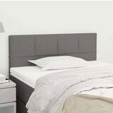  Posteljno vzglavje temno sivo 80x5x78/88 cm blago, (20936064) | Shoptok.si