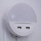 Osram LED noćna lampica za utičnicu sa senzorom LUNETTA 2xUSB LED/13W/230V | Eponuda.com