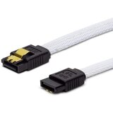 Savio kabel sata iii 30cm pleteni beli | Shoptok.si