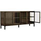 House Nordic Tamno smeđa vitrina u dekoru hrasta 180x80x40 cm Zamora – | shoptok.hr