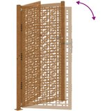  Vrtna vrata 100x200 cm Otporna na vremenske uvjete Čelična Križni Dizajn | shoptok.hr