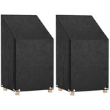 vidaXL Prevleka za vrtne stole 2 kosa 8 obročkov 65x65x80/120 cm Cene