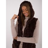 Wool Fashion Italia Vest-AT-KZ-2368-1.07-dark brown | Shoptok.si