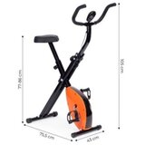 Modern Home trenažni sobni bicikl sa displejem orange | ePonuda.com