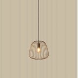  Luster na sajli OVELLA 1xE27/15W/230V, prečnik 36 cm, siva | Eponuda.com