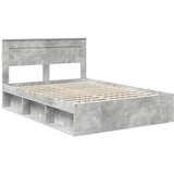  Konstrukcija postelje z vzmetnico Betonsko siva 150 x 200 cm, (5000103746) | Shoptok.si