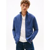 Tommy Hilfiger Pletena jopa 'ESSENTIAL' modra | Shoptok.si