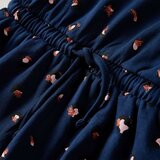  Dječja haljina s dugim rukavima modra 128 | shoptok.hr