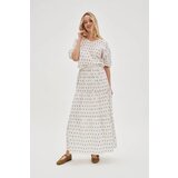 Marisse Cotton Maxi Skirt White Cene