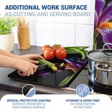 Wenko Zaštitni poklopci za štednjak u setu od kaljenog stakla 2 kom 52x30 cm Iris – | shoptok.hr