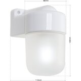 Orion zidna lampa ostia 1xE27/40W/230V bela | Eponuda.com