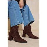 Trendyol Shoes Ženske čizme Takaw26Bo00121, Braon Cene