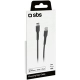Sbs USB-C – Lightning kabel 3m crna za i | shoptok.hr