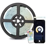 Ksix SmartLED traka 5 metara, podrezivanje, 1000 lumena, CCT bijela, daljinski | shoptok.hr