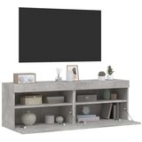  Zidni TV ormarići LED 2 kom boja betona 60x30x40 cm | shoptok.hr
