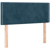  box spring s madracem LED tamnoplavi 100x200 cm baršun | shoptok.hr