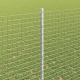  Zatvorena žičana ograda s postovima 25 x 1,4 m Pocinčani čelik | shoptok.hr