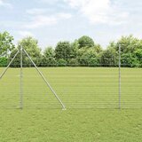 vidaXL poljska ograja 1,6x25 m pocinkano jeklo | Shoptok.si
