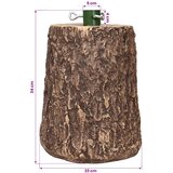  Stalak za božićno drvce u obliku debla Ø 23 x 34 cm | shoptok.hr