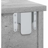  Nočna omarica Betonsko siva 40 x 31 x 15 cm Konstruiran les, (5000160532) | Shoptok.si