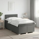  Boxspring krevet s madracem Tamnosiva 120 x 200 cm Tkanina | shoptok.hr