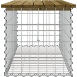  Vrtna klupa s gabionskim dizajnom 103 x 44 x 42 cm od borovine | Eponuda.ba