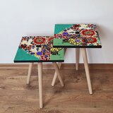 Hanah home 2Shp56 - multicolor multicolor nesting table (2 pieces) | ePonuda.com