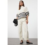 Trendyol Ecru Pocket Detailed High Waist Barrel Jeans Cijene