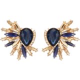 IZMAEL Uhani FL-29859 - Zlata / Modra | Shoptok.si