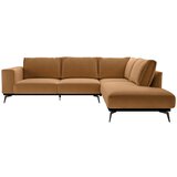 MID.YOU KOTNA SEDEŽNA GARNITURA, velurno oranžna | Shoptok.si