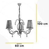 Lesnina XXXL LESTENEC DELIA 60/60/100 cm E14 | Shoptok.si