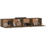  Stenska omarica 2 kosa dimljeni hrast 100x36,5x35 cm inžen. les, (20716689) | Shoptok.si