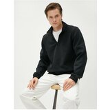 Koton Basic Sweatshirt Half-Zip Stand-Up Collar Long Sleeve cene