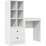  Stol s ladicama s policom s pohranom 2 pcs Bijelo | shoptok.hr