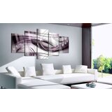  Slika na akrilnom staklu - Violet Glow [Glass] 100x50 | shoptok.hr