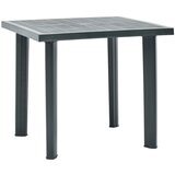 vidaXL Vrtna miza zelena 80x75x72 cm plastika Cene