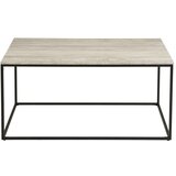 House Nordic Crni/bež stolić za kavu u kamenom dekoru 60x90 cm Vita – | shoptok.hr