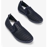 Gemre Navy blue openwork sneakers Mallory | Shoptok.si