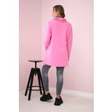 Kesi Tunic with a clutch on the front Oversize light pink | ePonuda.com