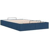  Otomanski okvir kreveta bez madraca plavi 120x190 cm od tkanine | shoptok.hr