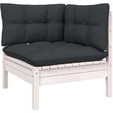 Vrtna sedežna garnitura 12-delna z blazinami bela borovina - - Bela - 158.54 - N/A - | Shoptok.si