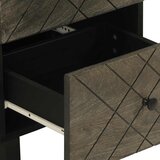  Komoda crna 40x33x75 cm Puno drvo Mango | shoptok.hr