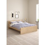 Tvilum Zakonska postelja v hrastovem dekorju 160x200 cm v naravni barvi Naia – | Shoptok.si