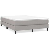  Za krevet s oprugama svjetlosivi 140 x 190 cm od tkanine | shoptok.hr