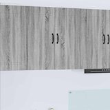 vidaXL Zidni kuhinjski ormarić s policom Siva Sonoma 80 x 31 x 80 cm | shoptok.hr